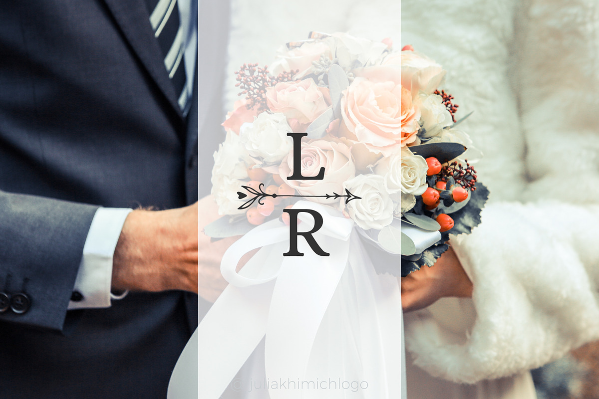 Logo Pack Vol.2. Romantic & Wedding, a Branding & Logo Template by Mint Air Studio (Photo 13 of 22)