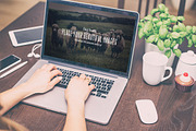 Work Desk - Mock Up, a Cups & Container Mockup by Foos (Thumbnail 1 of 2)