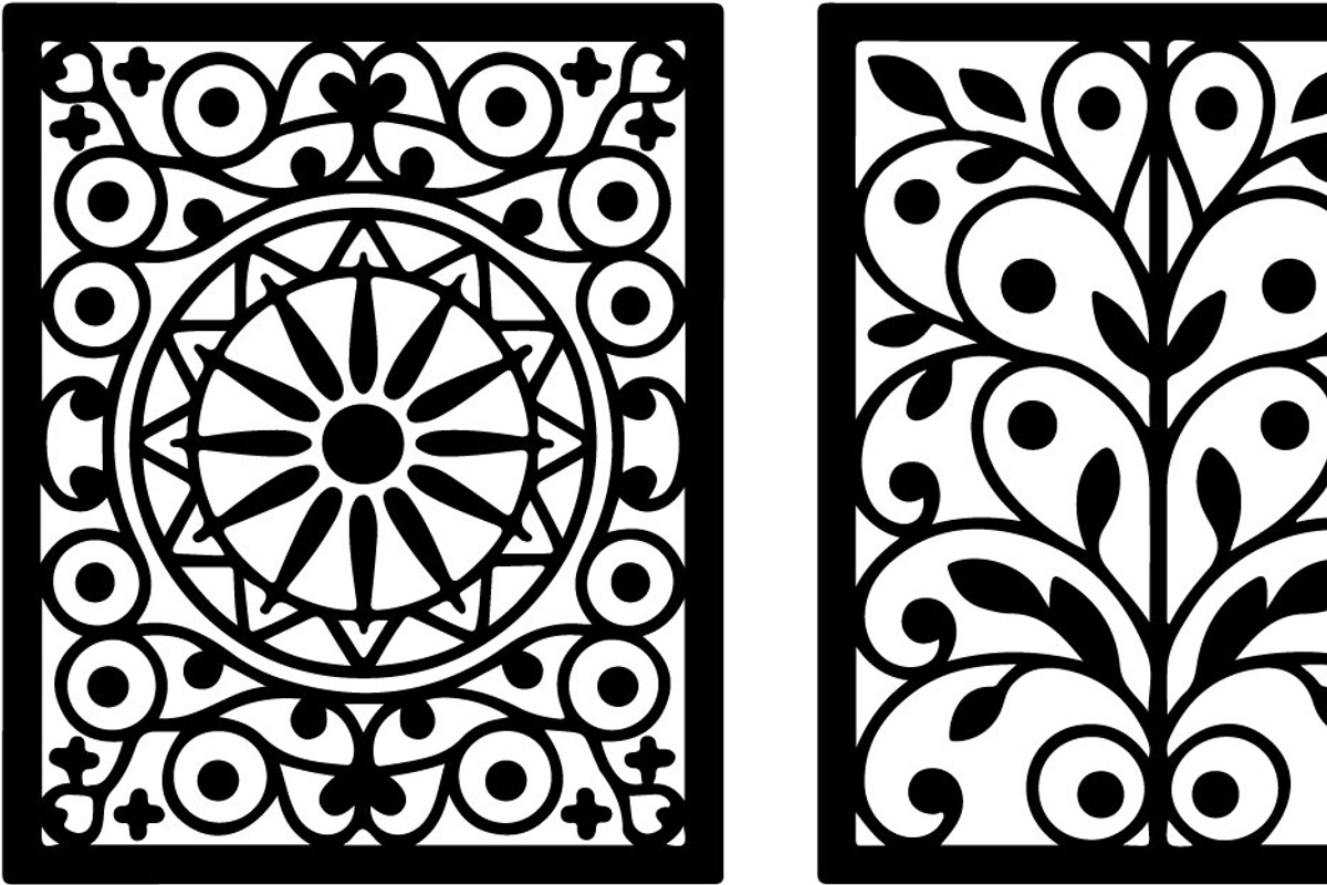 Laser Cut Frame Design, an Illustration by jahid234 (Photo 9 of 9)