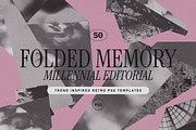 FOLDED MEMORY Retro PSD Kit, a Design Template by angelainthefields (Thumbnail 1 of 10)