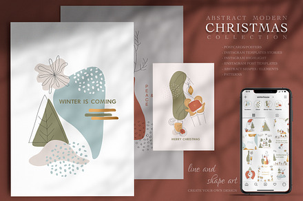 Abstract CHRISTMAS Collection