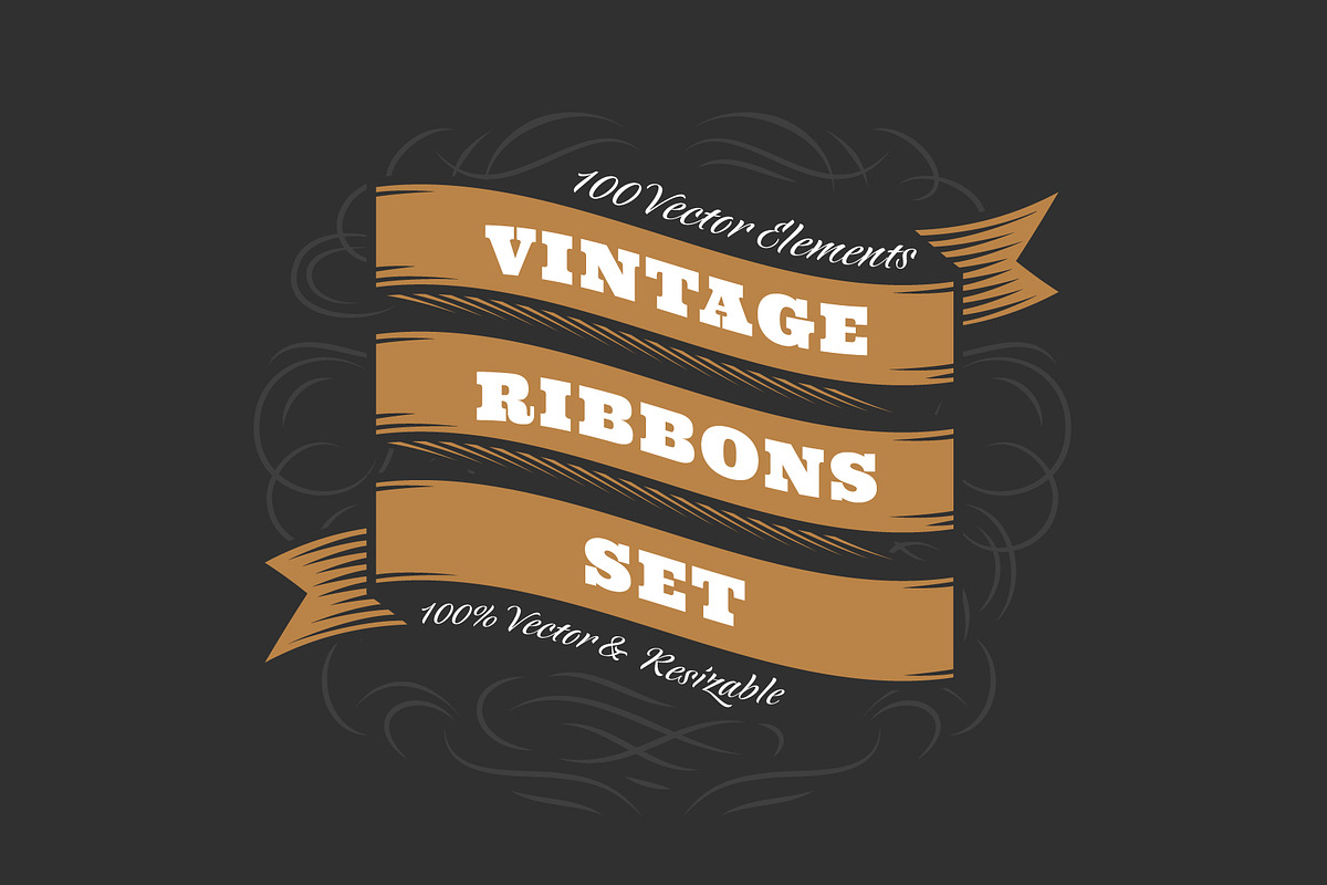 Vintage Ribbons Set, a Graphic by verywell (Photo 1 of 3)