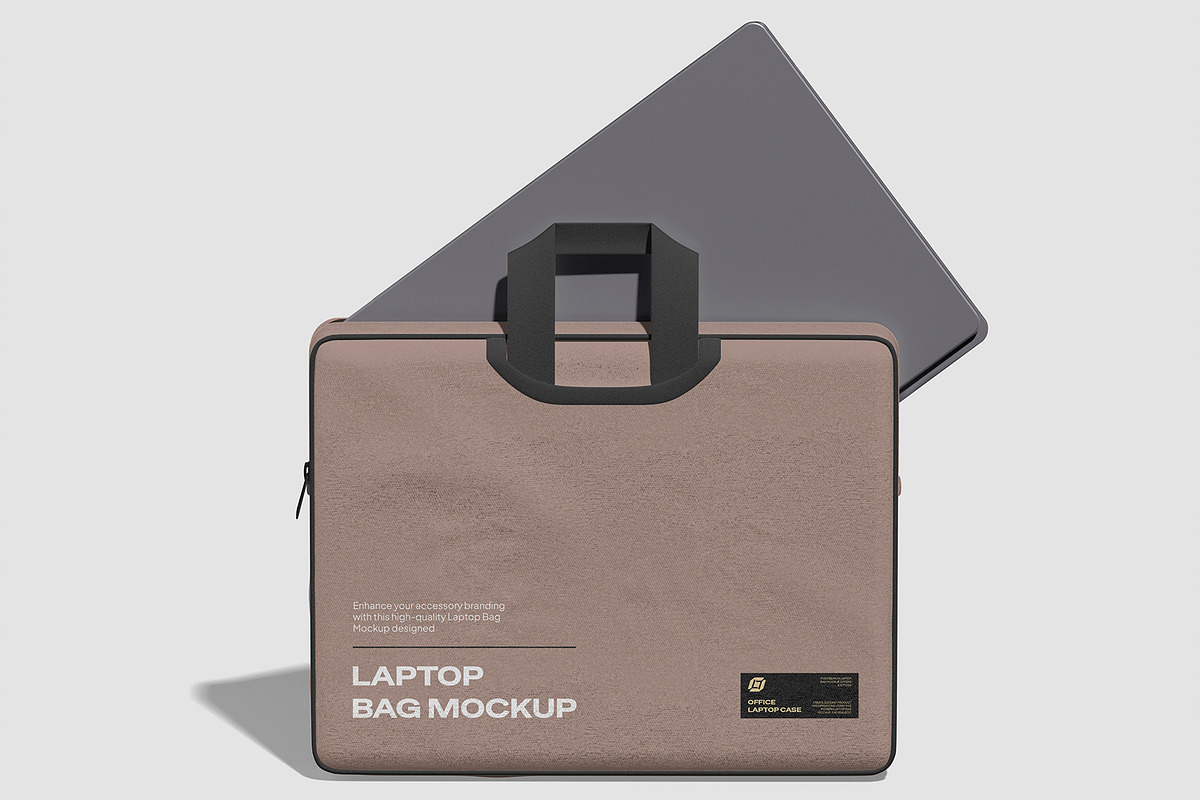Laptop Bag Mockup, a Wearable Device Mockup by Unerispace (Photo 3 of 5)