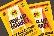 Pop Up Market Flyer, a Flyer Template by Gumico Studio. (Thumbnail 3 of 3)