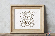 67 Valentines Teddy Png, an Illustration by Creative Art (Thumbnail 3 of 6)