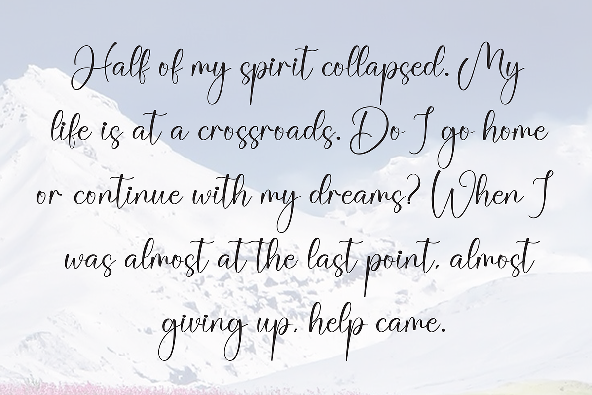 Highland | Script Font, a Handwritten Font by Scratchones (Photo 6 of 9)