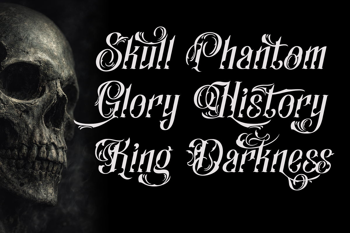 Canderagle Gothic Blackletter, a Blackletter Font by madeDeduk (Photo 5 of 10)
