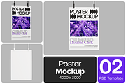 Crumpled A4 Poster Mockup, an Advertising Mockup by Permadi Creative (Thumbnail 1 of 3)