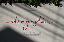 Dirgestan | Handwritten Script