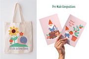 Little Sprouts Garden Illustrations, an Illustration by taraleicreative (Thumbnail 4 of 6)