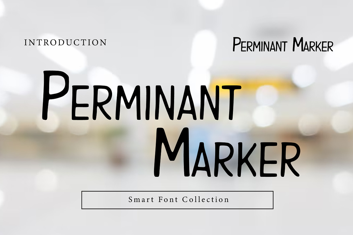 Perminant Marker, a Sans Serif Font by Wow Magic (Photo 1 of 3)