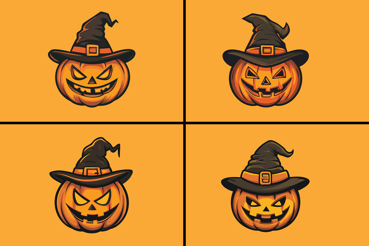 Sinister Halloween Logos, a Branding & Logo Template by Xoovion