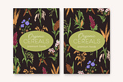 Cereal plants set + backgrounds, a Food Illustration by Good Studio (Thumbnail 4 of 6)