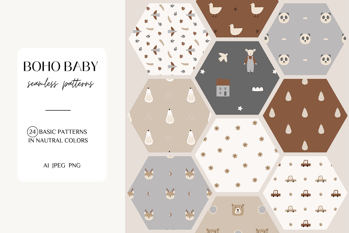 Boho Baby. Patterns Collection, a Pattern Graphic by Alina Karpenko (Photo 1 of 12)