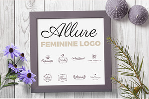 Allure Feminine logo pack