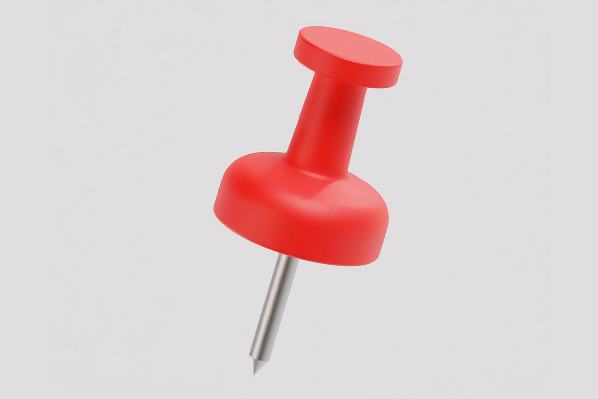 Push pin, an Object 3D Model by fahad121 (Photo 4 of 9)