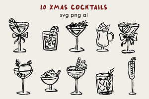 Whimsical Christmas Cocktails