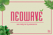 Neowave, a Sans Serif Font by LetterStock (Thumbnail 1 of 5)