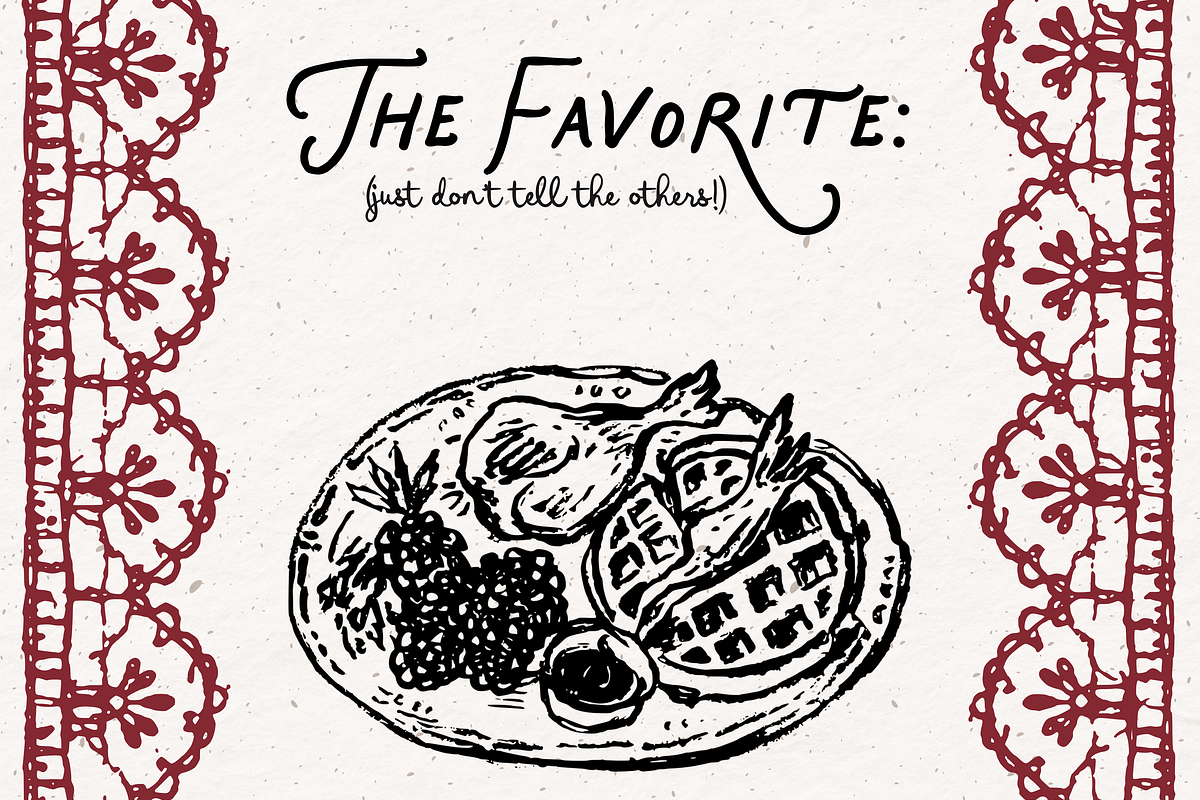 Brunch Clipart, Champagne Doodle Art, a Food Illustration by The October Creative (Photo 4 of 13)