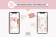 30 Instagram Post Tips Templates, a Social Media Template by With Love Monique (Thumbnail 3 of 9)