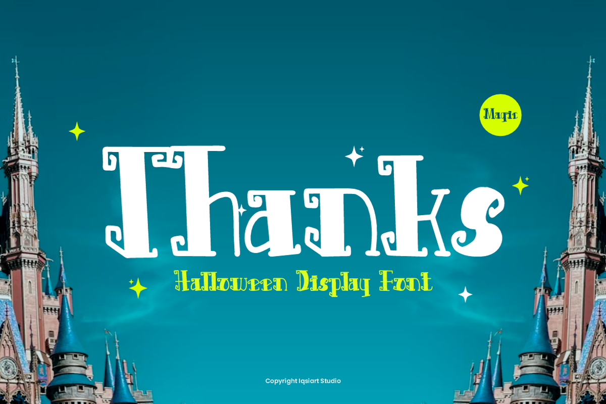 Hallow Mantra - Halloween Font, a Serif Font by Iqsiart Studio (Photo 7 of 7)