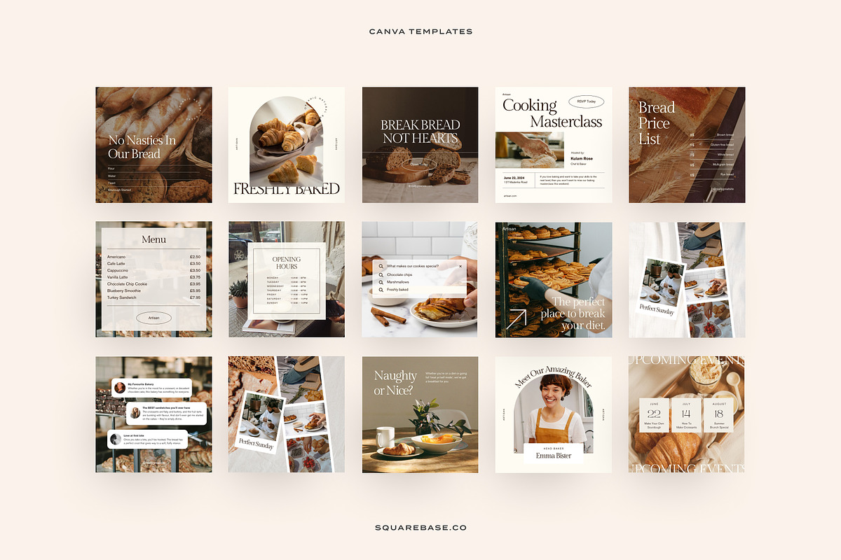 Canva Templates for Bakers, a Social Media Template by Squarebase Templates (Photo 5 of 5)