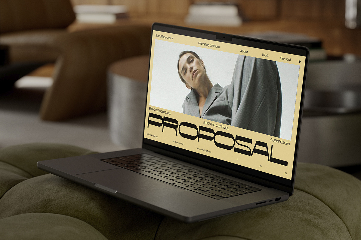 Brand Proposal & Marketing Solution, a Presentation Template by Viva Agency (Photo 1 of 10)
