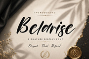 Belarise - Handwritten Script Font, a Handwritten Font by RHD Creative Studio (Thumbnail 1 of 7)