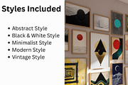 Modern Mid Century Wall Art Set, a Decorative Illustration by PrintablesByFranklyn (Thumbnail 3 of 10)