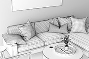 Living A - Neutral Soft, a Furniture 3D Model by 3DCargo (Thumbnail 8 of 10)