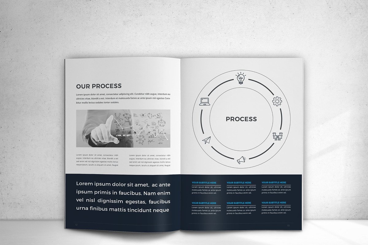 The Annual Report, a Brochure Template by design_pick (Photo 12 of 22)