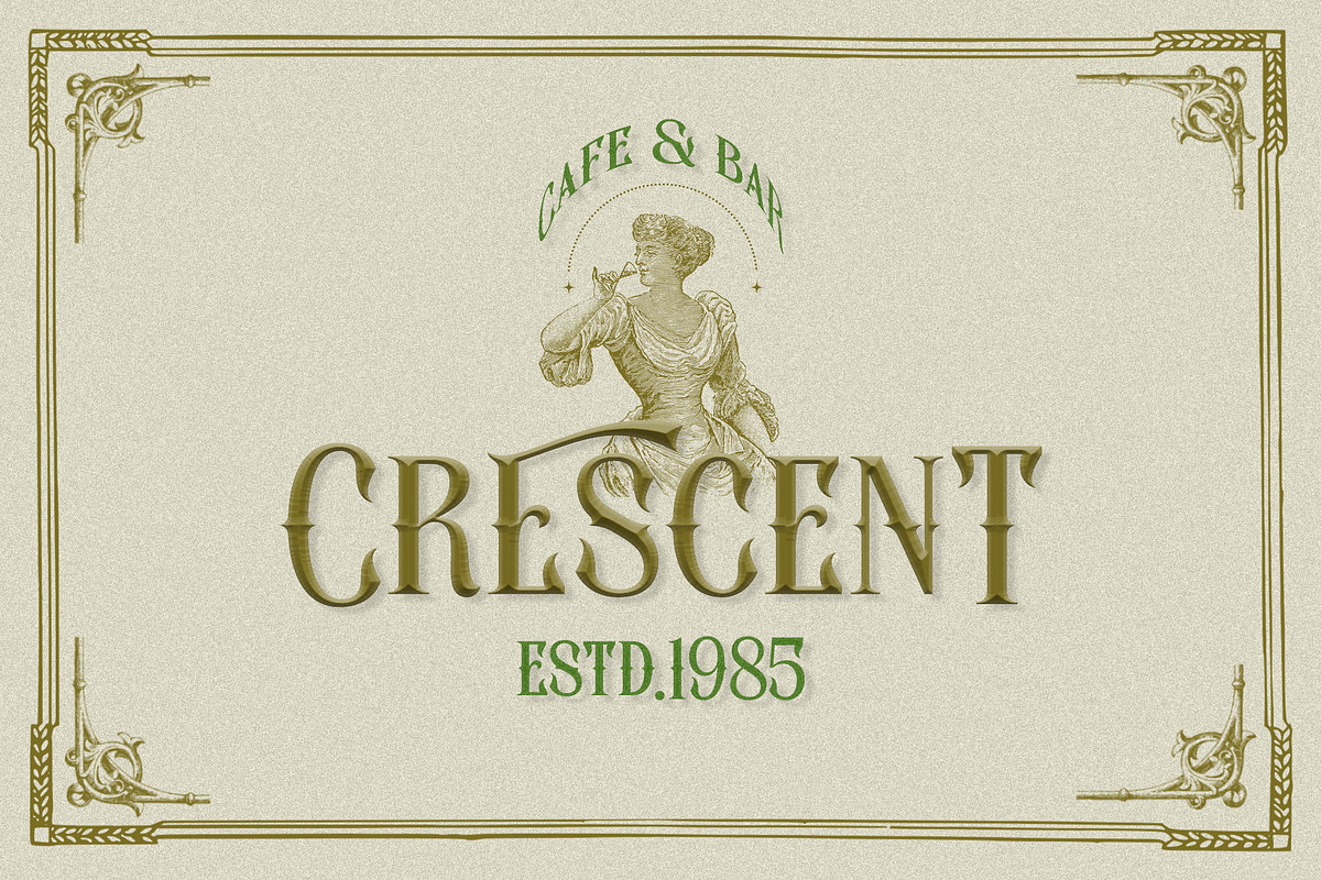 Estocrat - Vintage Display Serif Fon, a Blackletter Font by Almeera Std (Photo 7 of 10)