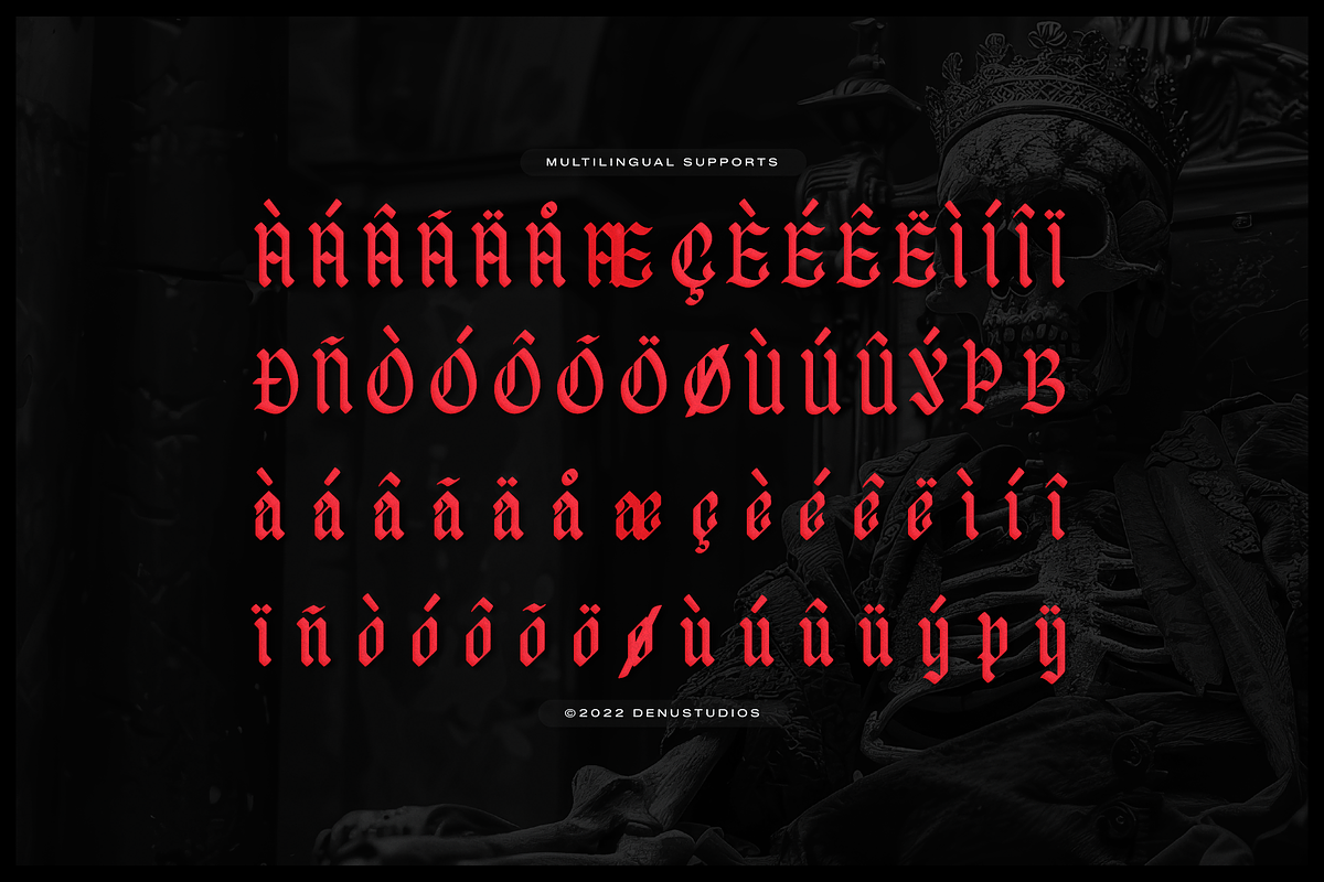 Yeremia | Blackletter Typeface, a Blackletter Font by Denustudios (Photo 12 of 12)