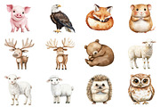 Sweet Boho Woodland Creatures Animal, an Illustration by CitraGraphics (Thumbnail 3 of 5)