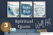 Spiritual Positive Quote Print Wall, a Poster Template by MagicLove Creations (Thumbnail 1 of 10)