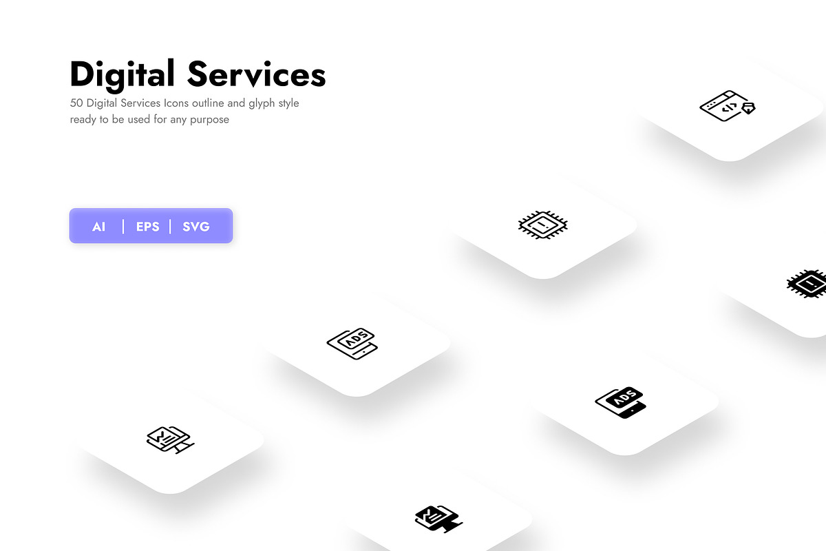 Digital Services Icons, a Duotone Icon by HacaStudio (Photo 1 of 3)