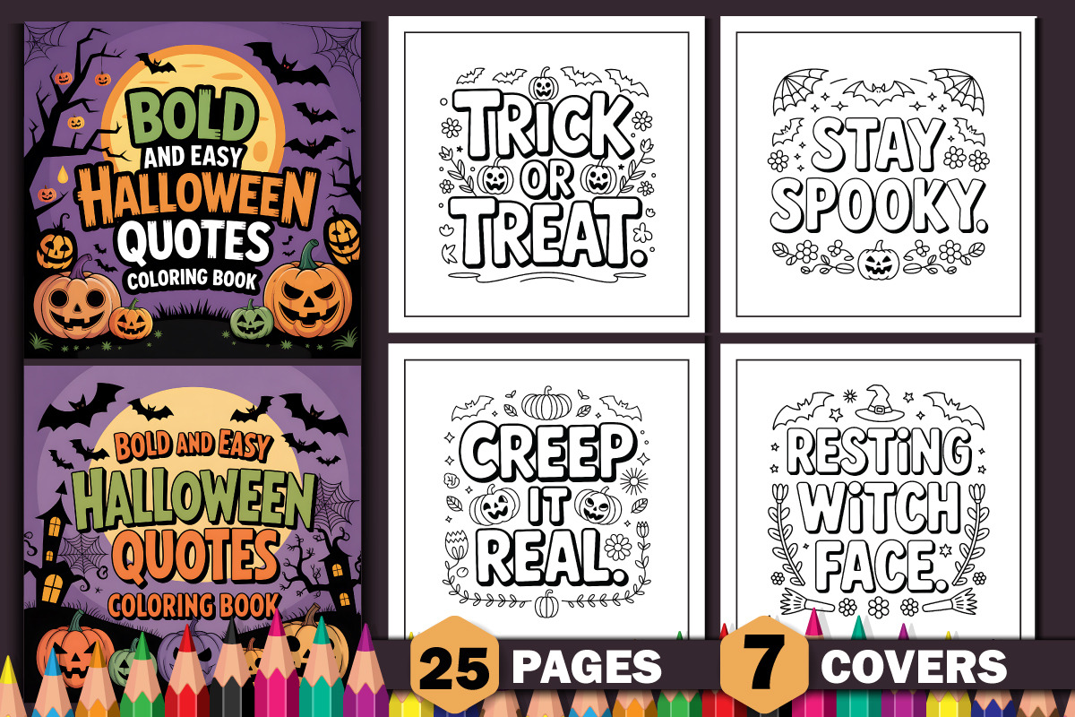 Quotes Coloring Books Bundle, an Object Graphic by protabsorkar11 (Photo 10 of 14)