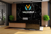 PSD Office Receptionist Wall Mockup, a Product Mockup by Ayy (Thumbnail 12 of 14)