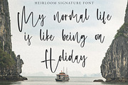 Heirloom - Signature Font, a Handwritten Font by Arendxstudio (Thumbnail 6 of 7)