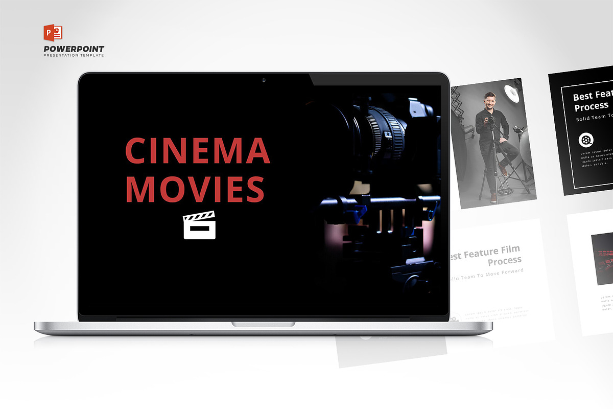 Cinema Pitch Deck Powerpoint preview 2