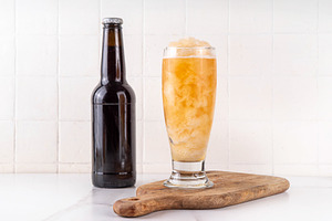 Tasty refreshment root beer slushie, a Food & Drink Photo by Rimma