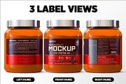 2lb Whey Protein Jar Mockup C2-Pro, a Packaging Mockup by Design Warlord (Thumbnail 6 of 16)
