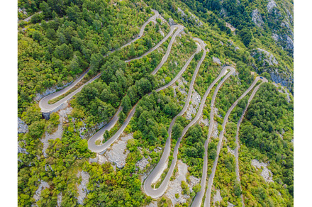 Aerial view on the Old Road, a Nature Photo by Elizaveta Galitskaya
