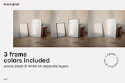 5x7 Two Frame Poster Mockup, a Household Mockup by mockupize (Thumbnail 2 of 7)