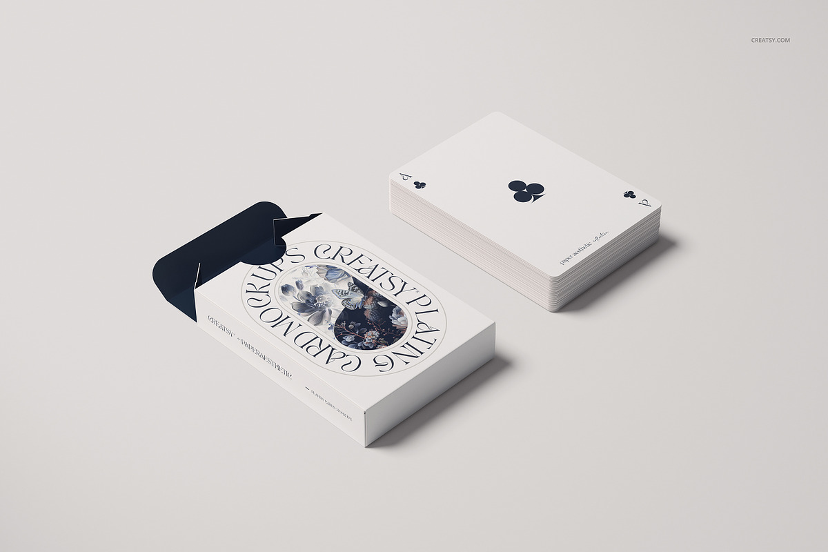 Playing Cards Mockup Set v.3, a Merchandise Mockup by creatsy5 (Photo 8 of 12)