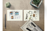 Watercolor Landscape and Map Creator, an Illustration by Bychovsky design (Thumbnail 2 of 5)