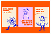 Doodle Garden - botanic characters, a Graphic by Marish (Thumbnail 8 of 9)