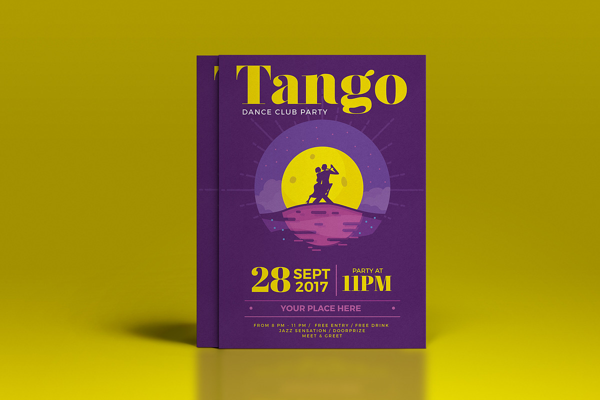 Tango Dance Club Party, a Flyer Template by Tokosatsu (Photo 4 of 4)