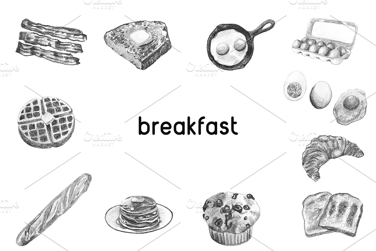 Hand-Drawn Icons (Restaurant/Food), an Icon by Onyx Templates (Photo 3 of 10)
