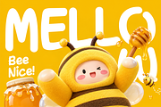 Honey Sunday Playful Display Font, a Sans Serif Font by Vadovastd (Thumbnail 6 of 11)